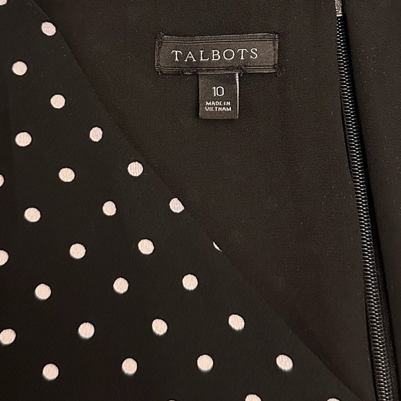 Talbots Ditsy Dot Fit & Flare Dress - Picture 11 of 14